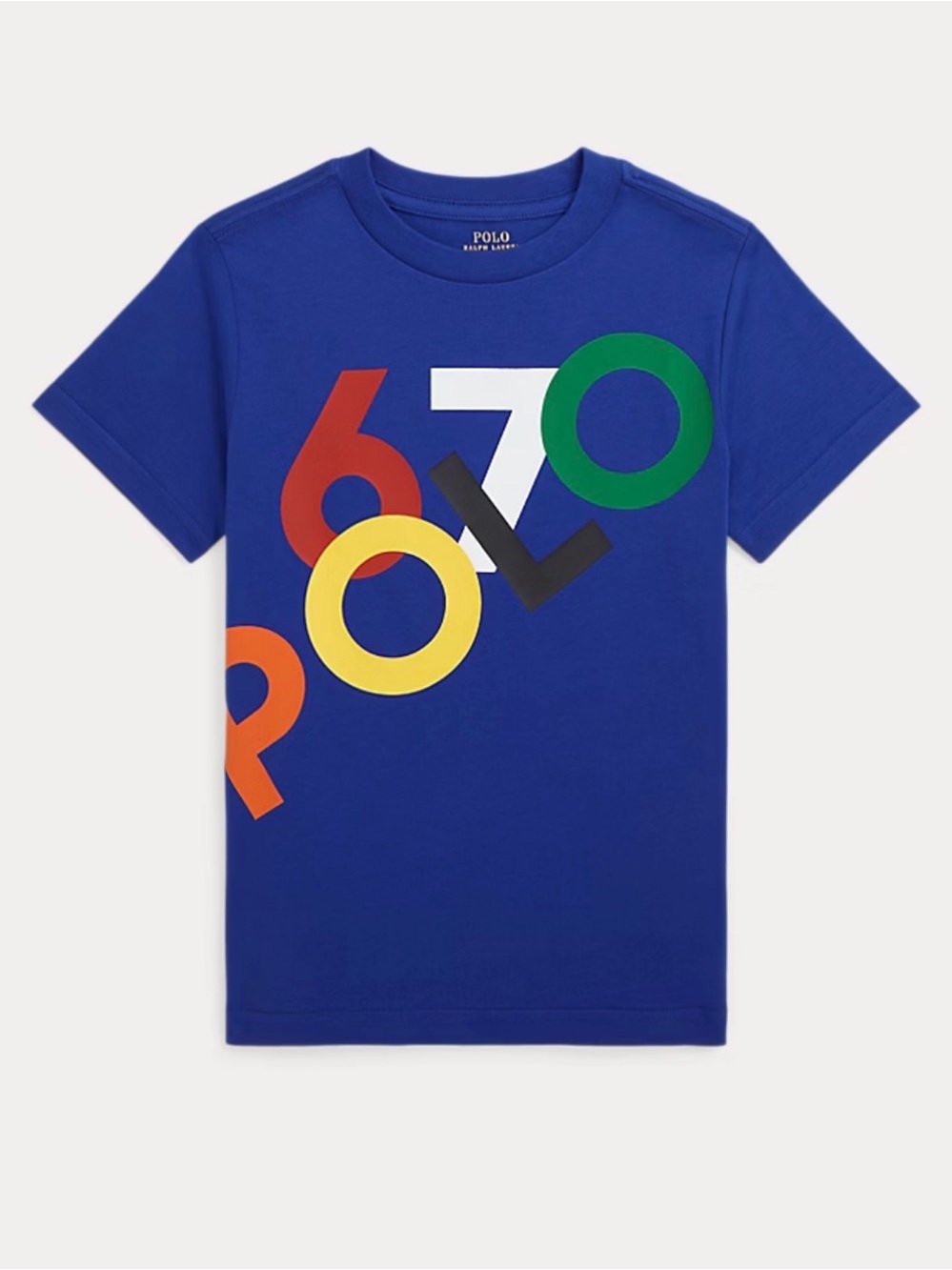 NWT Polo by Ralph Lauren Logo Cotton Jersey Tee Size 3